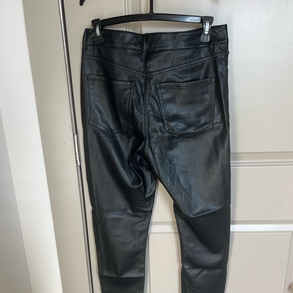 Express Leather Skinny High Rise Pants 6 - Picture 3 of 3